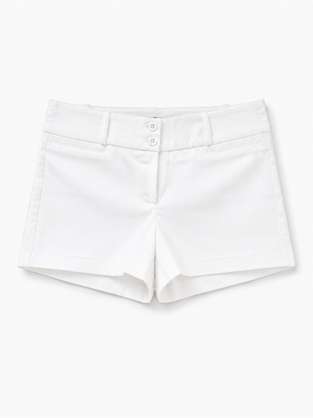 Have And Have White Low Rise Tailored Mini Shorts Womens Medium Stretch Y2K